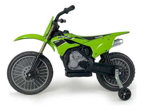 Montable Electrico Injusa Motocicleta Kawasaki 12v Verde Lima