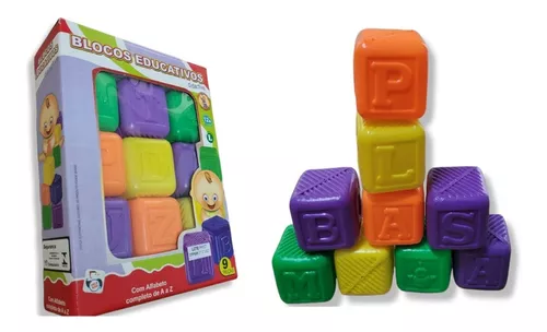 Blocos Educativo Bebê 1 Ano Brinquedo Didatico Infantil Jogo - ShopJJ -  Brinquedos, Bebe Reborn e Utilidades