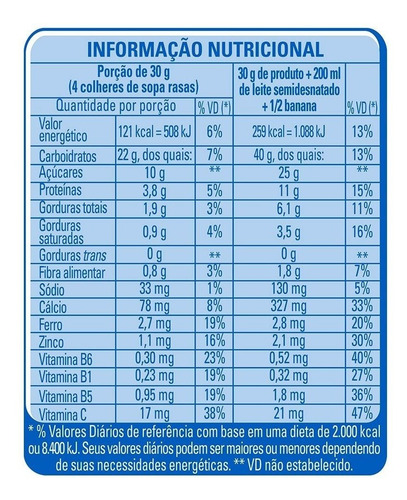 Farinha Láctea Nestlé Tradicional 600g - Embalagem Com 9 Uni