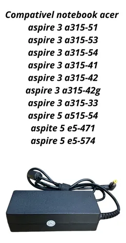 Fonte Compatível Fonte Acer Pa-1450-26 Lps 45w 19v 2.37a 45w