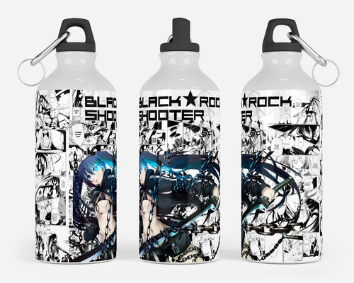 Black Rock Shooter Termo Deportivo Anime 600 Ml