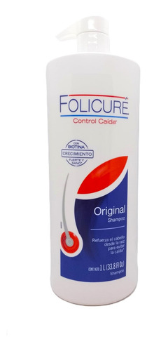 Folicure Shampoo Folicure Control Anti Caída 1000ml ( 1 L )