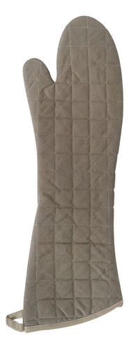 Guante Largo Para Horno De Algodón 59 Cm Soporta 240°c Color Gris