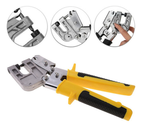 Crimper 1in Handle Stud Crimper Plaster Drywall Tool For
