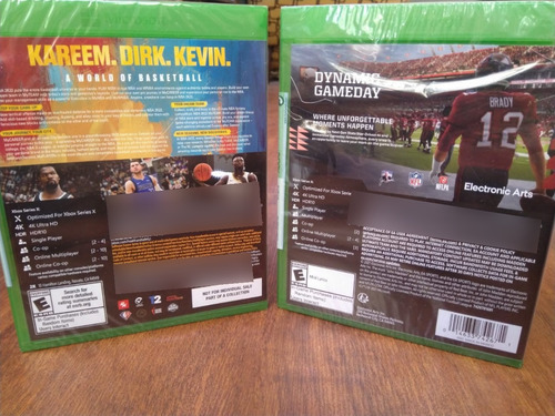 Juegos Xbox One Nba 2k22 Y Madden Nfl 22, Nuevos Y Sellados!