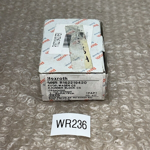 Bosch Rexroth R162219420 Ball Runner Guide Block Nib Jjg