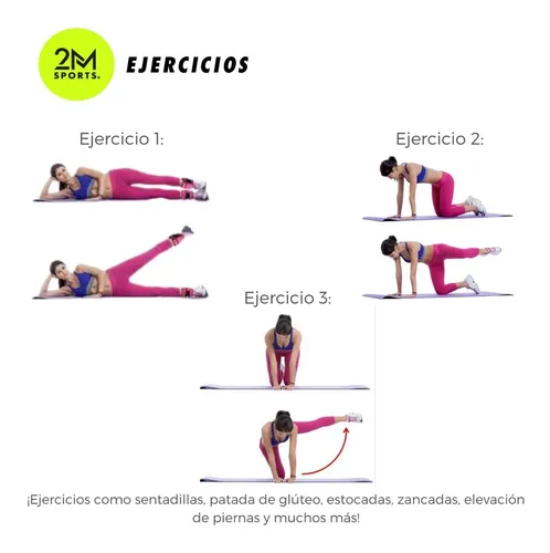 Tobillera Con Peso 2 Kg - El Par - Reforzadas Fitness