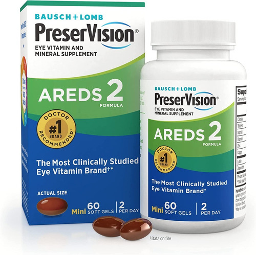 Preservision | Areds 2 | Ojos Vitamin & Mineral | 60 Softgel