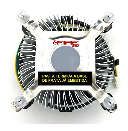 Imagem 6 de 6 de Cooler Intel Dex Lga 1150/1151/1155/1156 I3 I5 I7 Box 3 Pino
