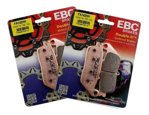Imagem 1 de 2 de Kit Pastilha Freio Dianteiro Ebc Honda Cb650 Cb 650 Cbr650 F