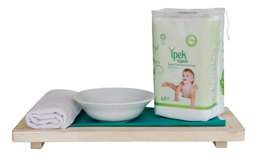Bebé Orgánicas Grandes Pad 100% En Seco Cuadrados De Algodón