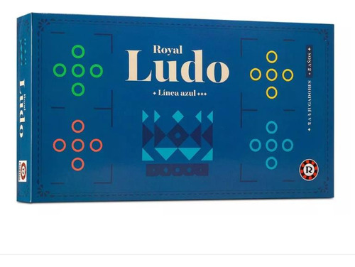 Juego De Mesa Royal Ludo Linea Azul Original De Ruibal