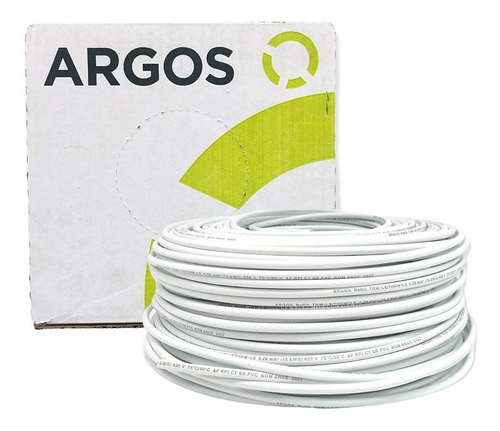 Cable Eléctrico Cal. 10 Argos 100mt Cobre Puro 