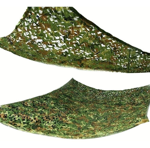 Malla Sombra 3x3 Metros Verde - Red Camuflaje