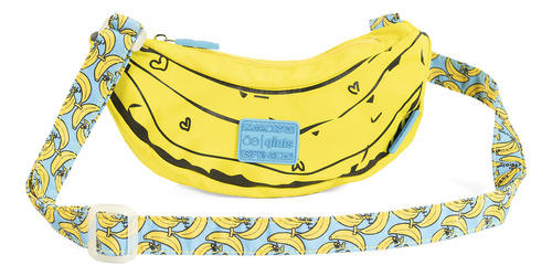 Bolsa Crossbody Cloe Girls Para Niña Diseño Banana Color Azul