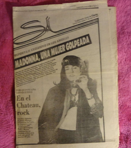 Suplemento Si Clarín 31 Marzo 1989 Madonna Como Una Plegaria