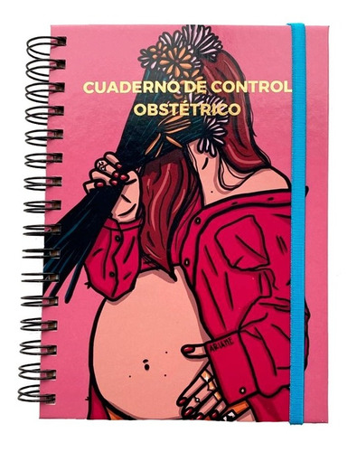 Agenda Cuaderno Control De Embarazo Obstetrico A5 Tapa Dura