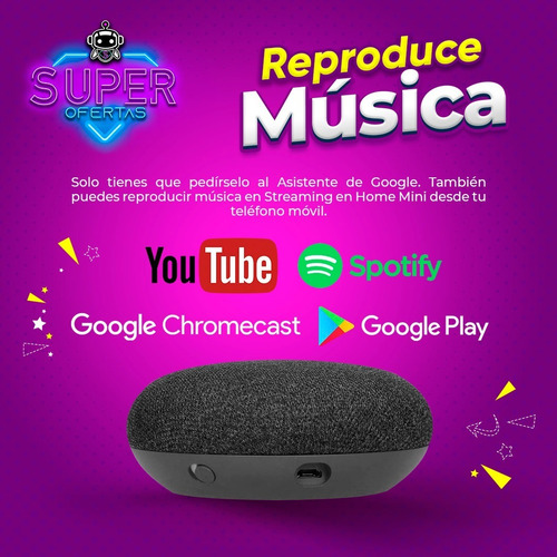 Imagen 3 de 5 de Google Home Mini O R I G I N A L E S - Caja Sellados Nuevos