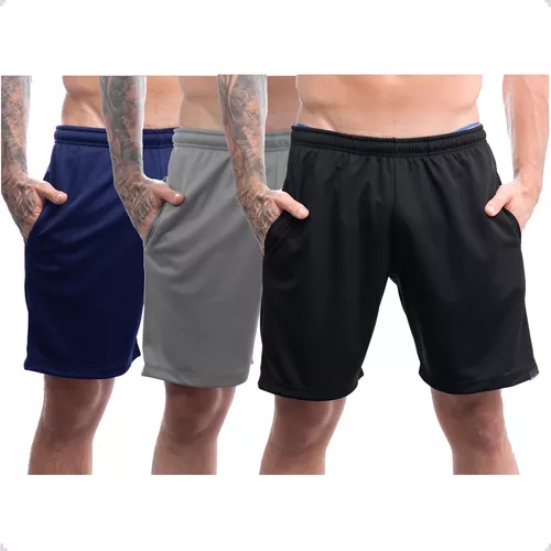 KIT 3 Shorts Masculino DRY FIT Sport Do P ao GG - Camisetas e Roupas  Fitness de Qualidade - Loja Online N° 1 no Brasil