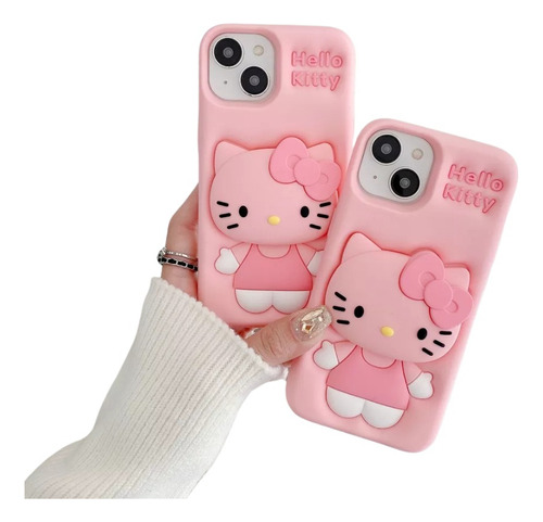 Capa Capinha Hello Kiity De Silicone Macio Popclip