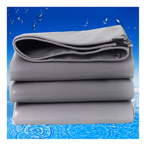 Llhfsw Tarp Grey Pvc Waterproof Weather Resistant Tear