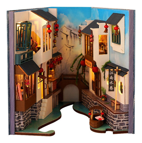 Nuevo Kit De Casa De Muñecas En Miniatura Jiangnan Con