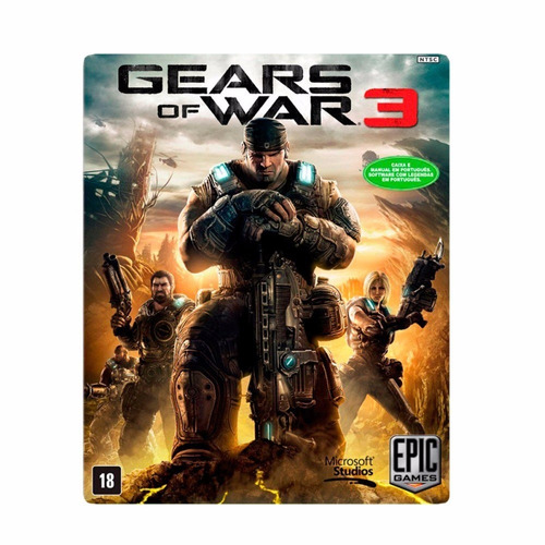 Gears Of War 3 Xbox 360 Legendado Mídia Digital Download