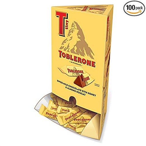 Toblerone Tiny Mini Barras De Chocolate Suizo - Fun Size - 1