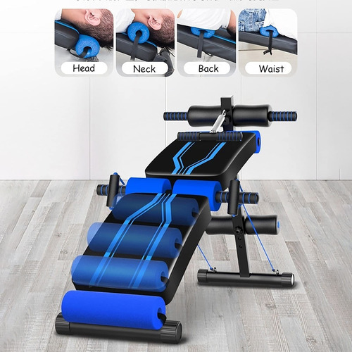 Banco De Pesas Ajustable Y Plegable Para Entrenamiento De