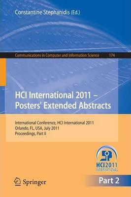 Libro Hci International 2011 Posters' Extended Abstracts ...