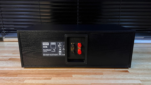Increíble Bafle Central B&w Cc-6!!!!! Tbaudio Negro (Usado)