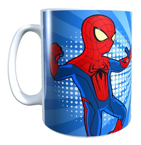 Taza Tazón Día Padre, Mi Héroe Favorito, Spiderman Simpson