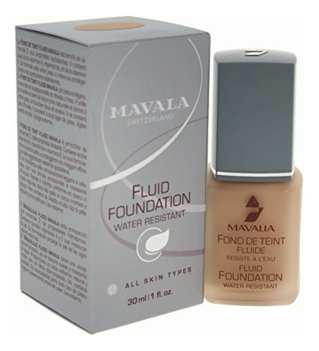 Mavala Fluid Foundation, No.01 Naturel, 1 Ounce