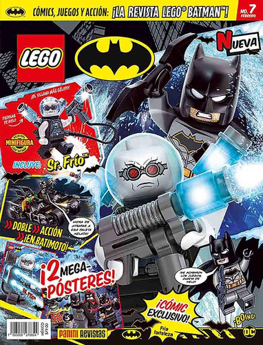 Revista Lego  Batman # 7 Figura Mr. Freeze 