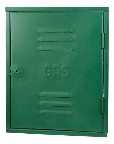 Puerta De Gas 40x60 Con Marco Para Nicho Gas Gabinete Chapa Color Verde Oscuro