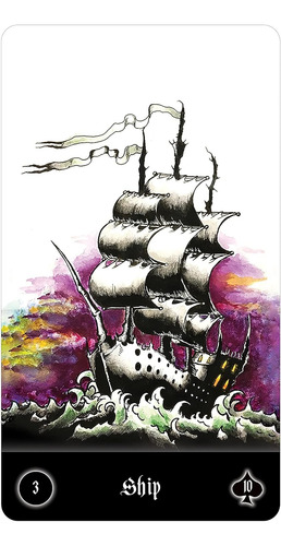 Malefique Lenomand. Lenormand Maléfica. Original. Ingles