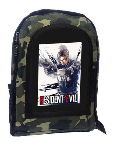 Mochila Camuflada Resident Evil Village A24