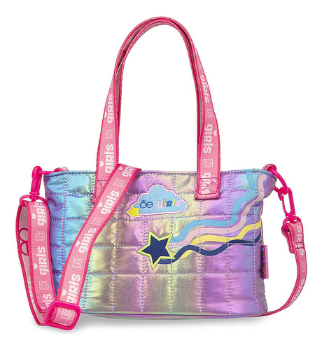 Bolsa Niñas Tote Cloe Didrali Mediano Color Violeta
