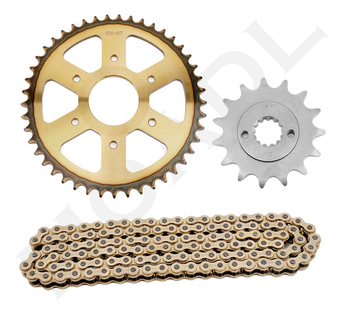 Kit De Arrastre Sprockets Para Bajaj Dominar 400 520h-120l