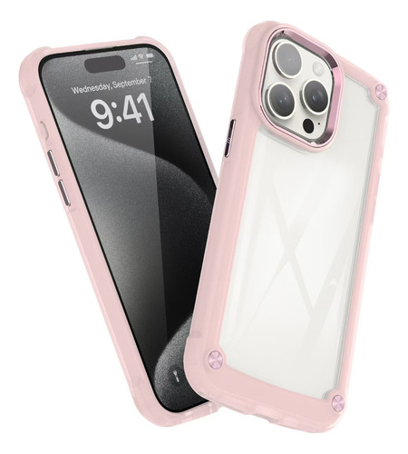 Kbod Funda Protectora Iron Case Soft Para Iphone Y Samsung Rosa Iphone 11
