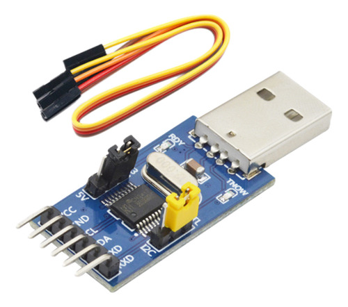 Módulo Dos En Uno Ch341t Usb A I2c Iic Uart Usb A Ttl Sing