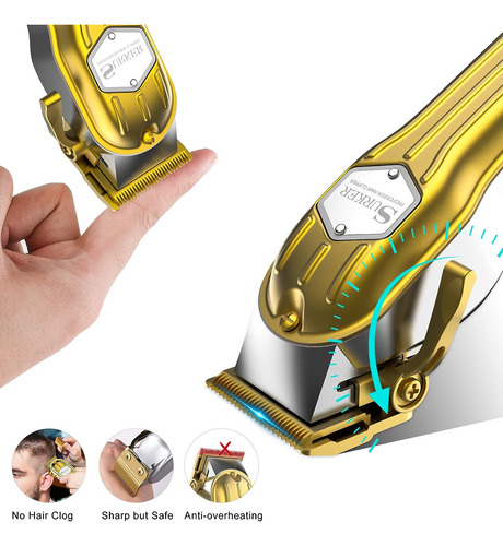 Surker Cortapelos Para Hombres Recortador Para Hombres Re...