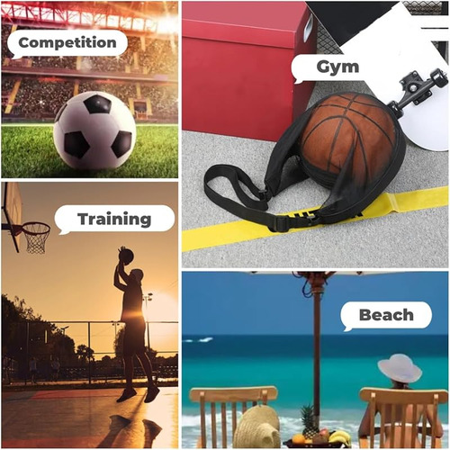 Bolsa De Baloncesto Y FĂștbol, Bolsillo De Malla Multifuncion