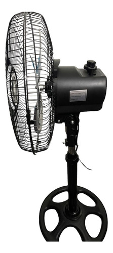 Ventilador 3 En 1 De Piso,pared Y Pedestal Color Negro 12in