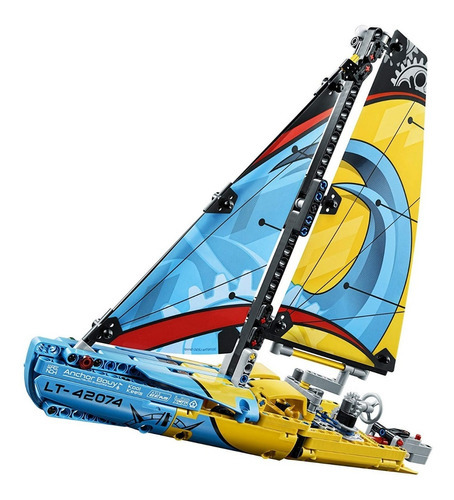 Lego 42074 Technic Racing Yacht Barco De Competición