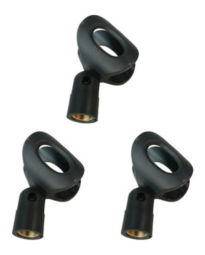 Pack De 3 Mic Clip Para Microfono Kohlt