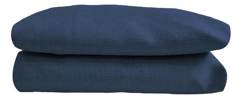 Funda Extra Sofá Cama Matrimonial Cozy Plegable Memory Foam Color Azul marino
