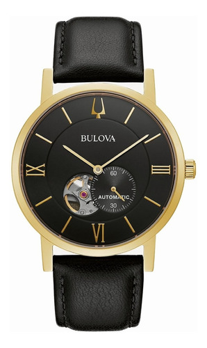 Reloj Bulova American Clipper Automatic Open Heart 97a154