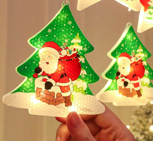 . Luces Navideñas For Ventanas: Cadena De Luces De Árbol De