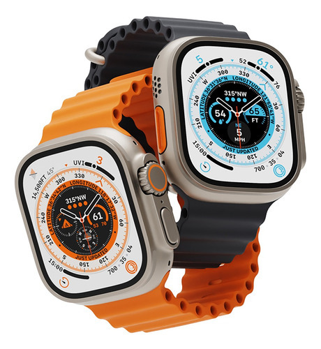 Smartwatch Relógio Inteligente Masculino E Feminino X8 Ultra Cor Da Caixa Titanium